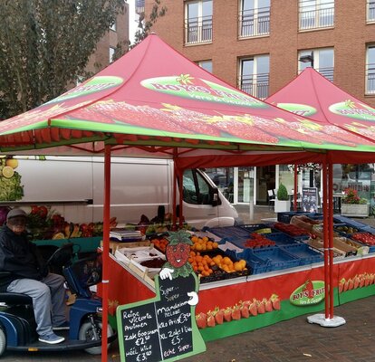 Gazebo stampato per mercati