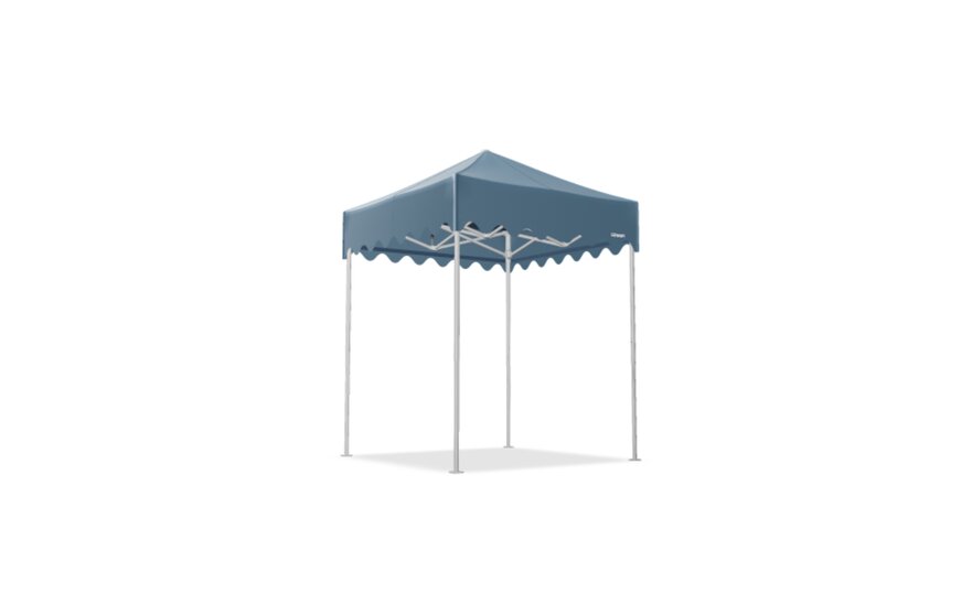 Faltpavillon 2x2m mit blauem Dach von MASTERTENT