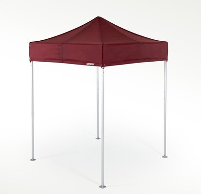 Gazebo pieghevole 2x2 m in bordeaux.