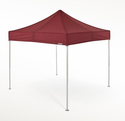 Roter Faltpavillon 3x3 m der Serie 2 von Mastertent.