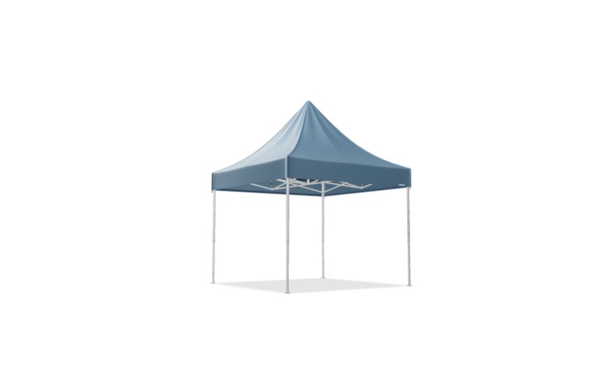 Gazebo a pagoda 3x3 m in blu.