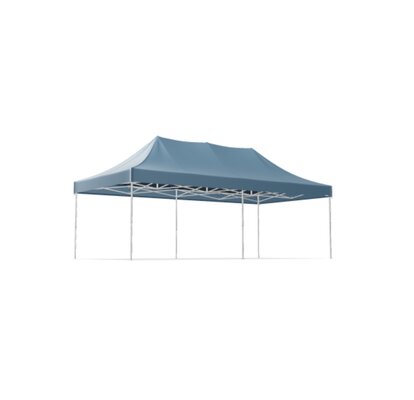 Gazebo pieghevole 8x4 m con tetto blu MASTERTENT