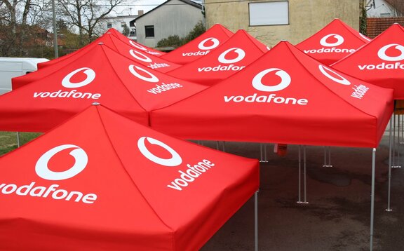 Faltpavillon 3x3 Vodafone